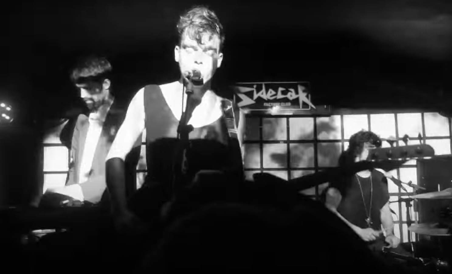 Screenshot from a live performance by Stand Up Against Heart Crime in Barcelona's sidecar club, available on Youtube